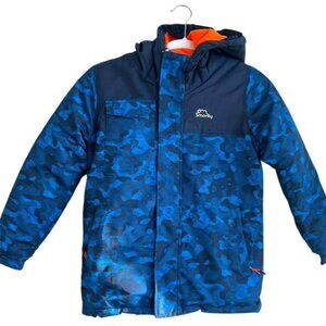 Smonty Boys Blue Camo Ski Jacket - Like New!